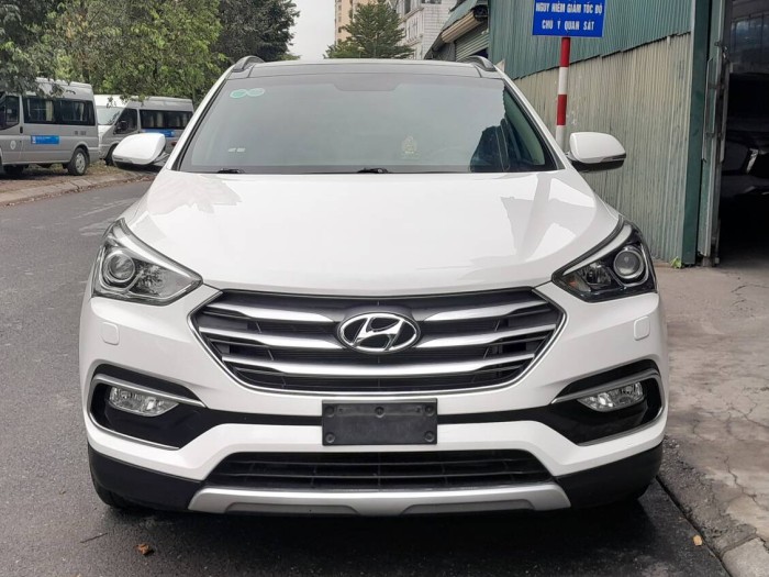 Hyundai santafe 2.4AT 2016 4wd trắng